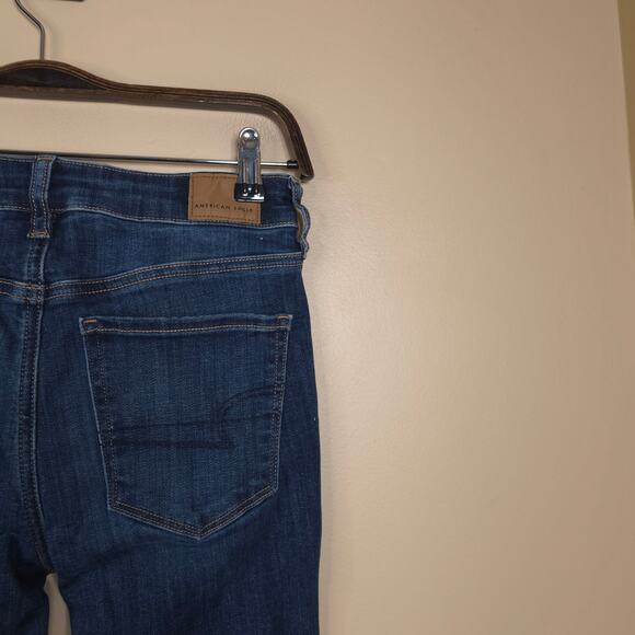 American Eagle Hi-rise Jegging in Dark Wash Denim Size 2 - Picture 7 of 11
